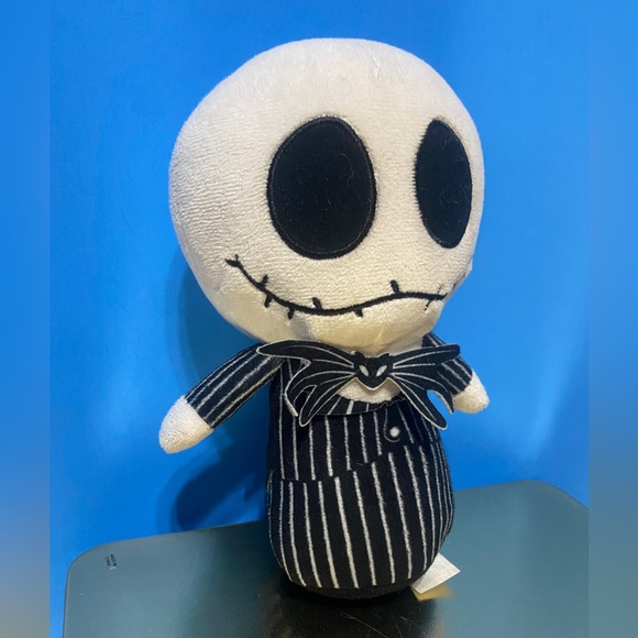 DISNEY THE NIGHTMARE BEFORE CHRiSTMAS FUNKO JACK SKELLINGTON PLUSH RARE FIND 8” - Picture 4 of 9